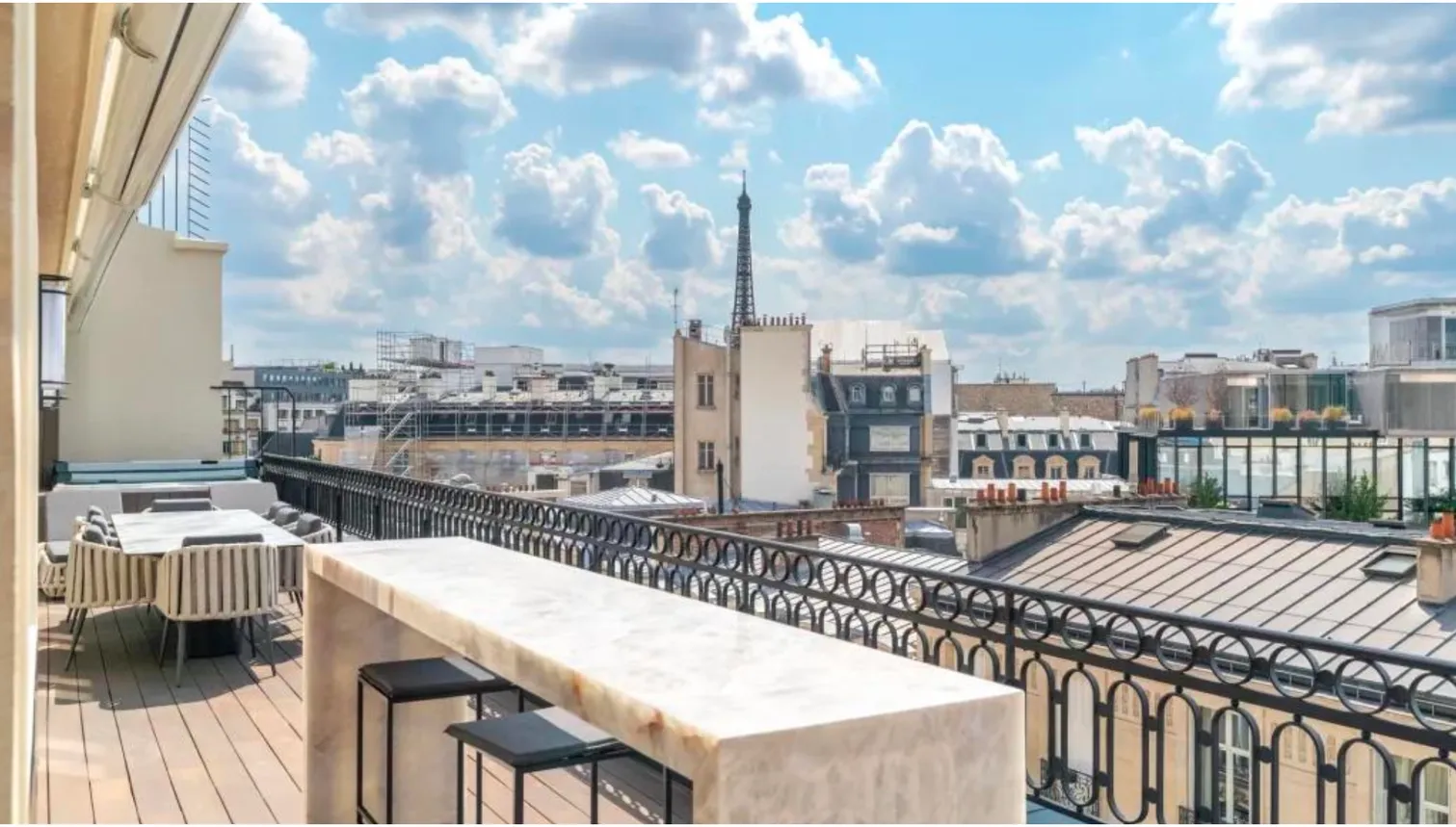 Appartement avec terrasse, rue de Marignan, Paris 8ᵉ