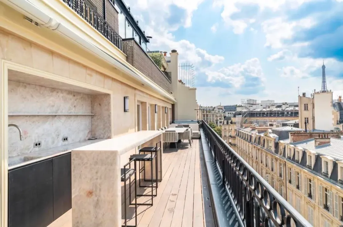Appartement avec terrasse, rue de Marignan, Paris 8ᵉ