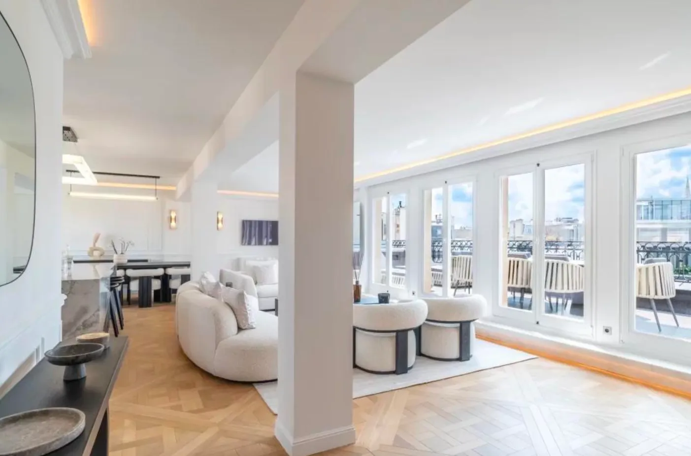 Appartement avec terrasse, rue de Marignan, Paris 8ᵉ